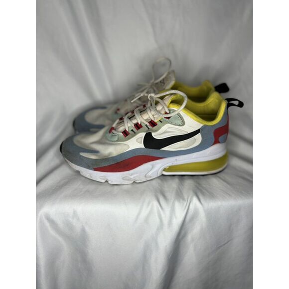 Nike Air Max 270 React Womens Size 7.5 Blue Athletic Shoes Sneakers‎ AT6174-002 - Picture 3 of 6